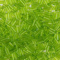 Бисер Чехия BUGLES 351- 12001 6. 8 мм 3 " 50 г 50220 салатовый